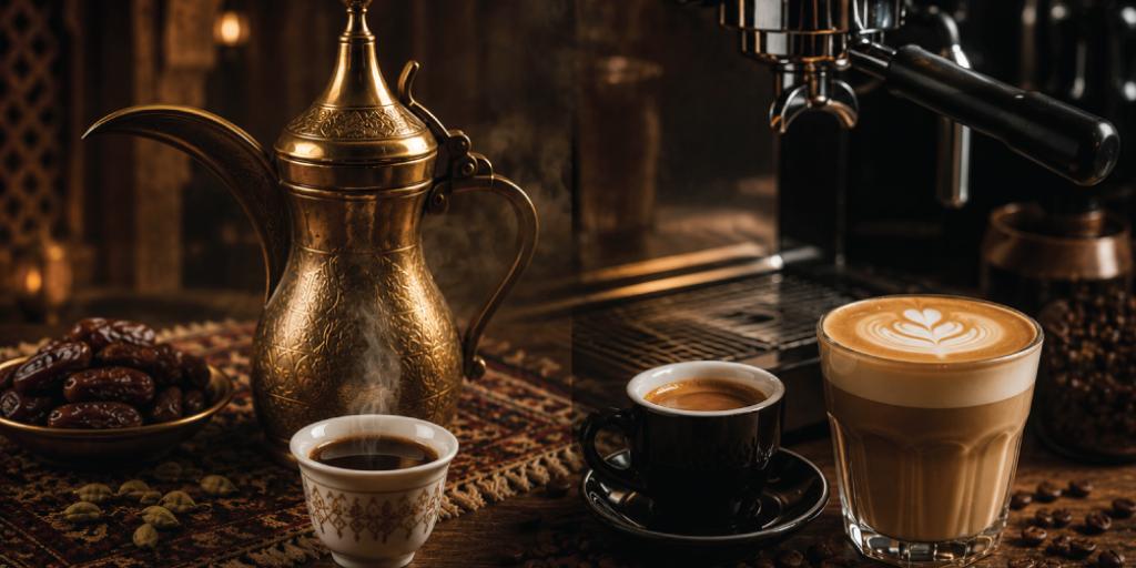Arabic Coffee vs. Italian Coffee: Two Civilisations, One Passion — A Guide from Cortado Coffee House Madaba